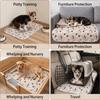 Polyester Fabric Washable Dog Urine Pad Leak Resistant Leak Proof Pet Mat  House Training