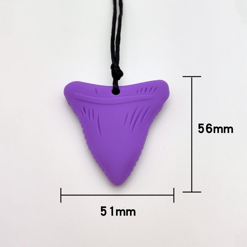 

Baby Shark Silicone Teether & Pacifier for 3-12 Months - Soft, Anti-Biting Design фиолетовый