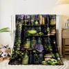 Dark Academia Potion Shelf Blanket bedroom Blanket for Livingroom Couch lunch break Soft throw for Friend's festival Gift
