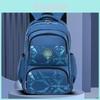 Trendy Korean Style Casual Children's Backpack For Grade 1 To 6 Lightweight Nylon School Bag
