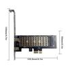 M.2 NVME SSD To PCIe 3.0 X1 Adapter Card 8Gbps SSD PCIE X1 Expansion Card M Key PCIe NVMe SSD Converter for Desktop