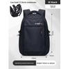 Oxford Fabric Travel Backpack For Men With Breathable Design And Expandable Capacity For School And Commuting