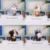 Small Puppy Plush Keychain With Soft Short Plush For Bag Accessories And Gifting