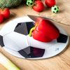 Schneidebrett Fußball aus Glas