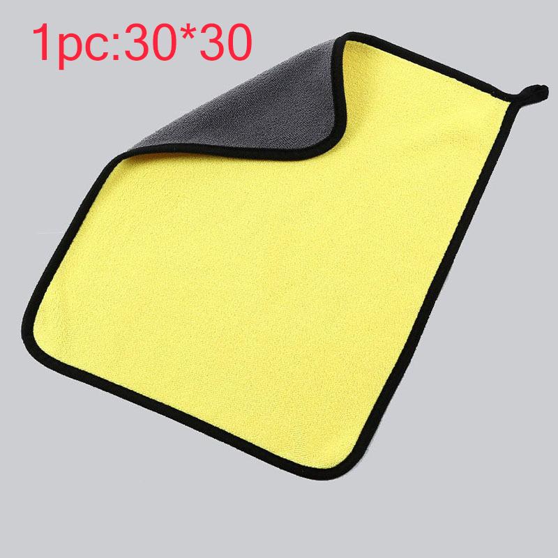 

Полотенце из микрофибры для мытья автомобиля 600GSM двухсторонние коралловые бархатные чистые полотенца с высокой впитываемостью воды для сушки мытья автомобиля