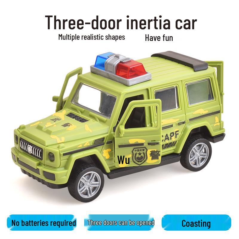 Children's Inertia-Powered Excavator Toy - Educational Pull-Back Car Gift