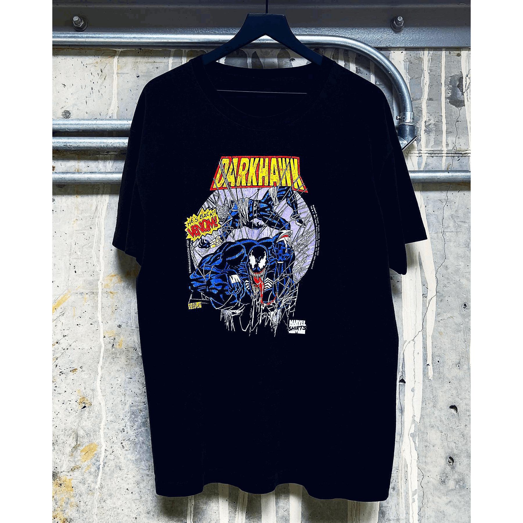 

Authorized The New VenomDarkhawk Venom Printed T-shirt for Men and Women with The Same Loose Short Sleeves 4XL