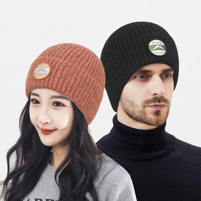 Herbst Winter Warme Wolle Gestrickte Mütze Herren Damen Wollmütze
