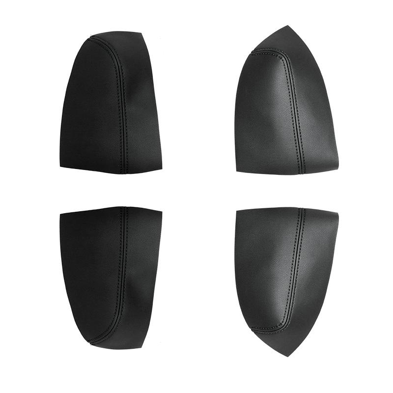 Soft Leather Door Armrest Cover For Subaru Forester 2008 2009 2010 2011 2012 Car-styling Door Armrest Panel Cover Skin