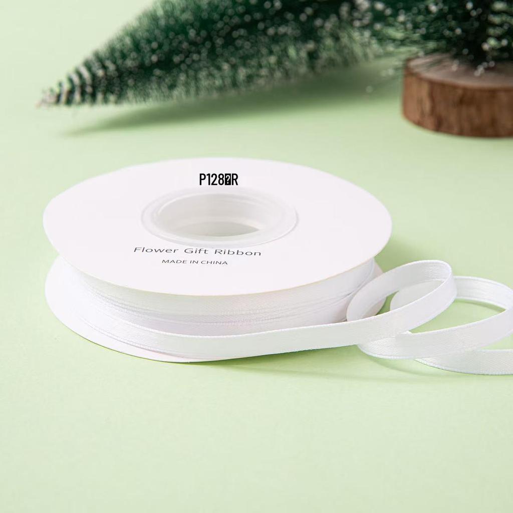 Korejská polyester-bavlna matná stuha pro DIY mašle a vlasové doplňky, 1 cm