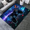 Boys Room 3D Game Carpet Large Gaming Rug Controller Design Children's Crawling Play Anti-Slip Floor Mat Home Bedroom Decor Rugs
