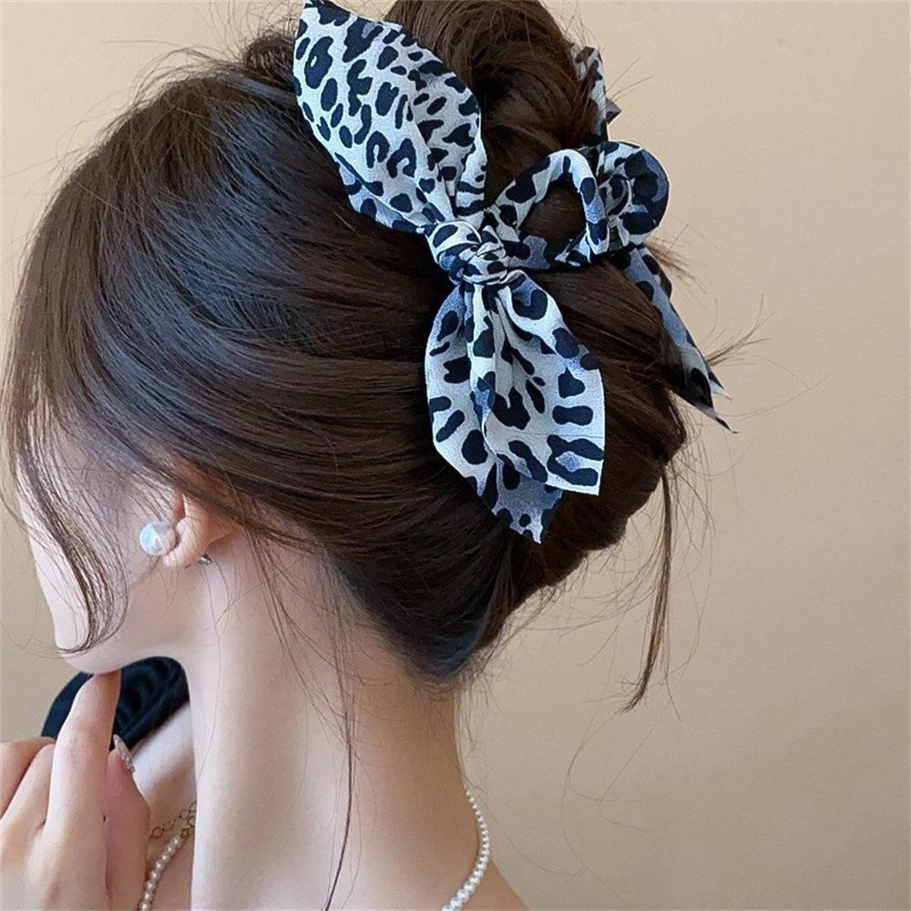 Retro Coffee Color Cashew Flower Claw Clip For Women Trend Large Bow Hair Claw Hairpins Back Of Head Shark Clip Hair Accessories
