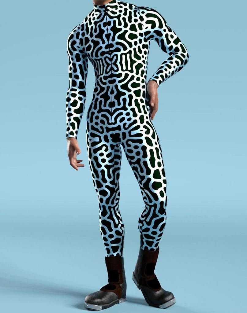 Halloween Adult Cosplay Jumpsuit With 3d Digital Print For Costume Party Fun
