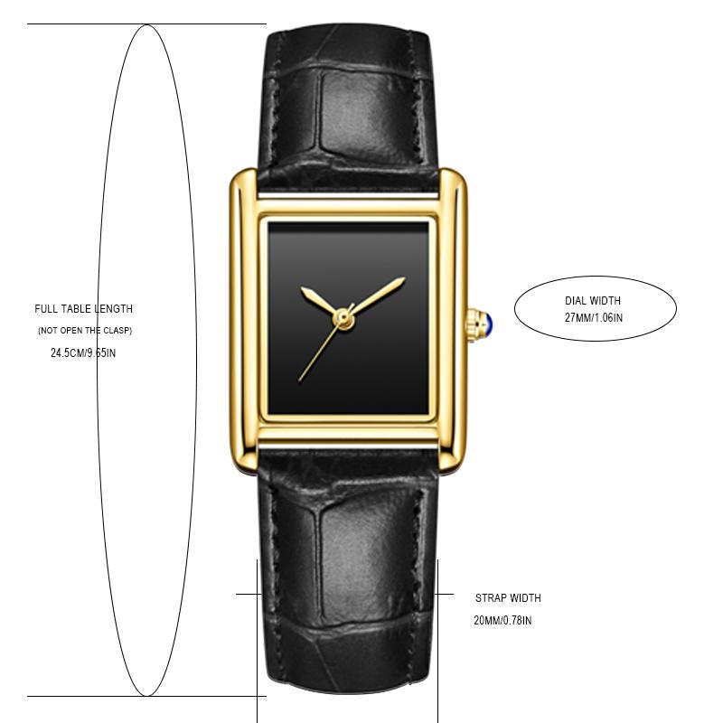 Brand Luxury Watches for Man Women Fashion Square Quartz Watch Couple's Watches Lovers Gifts reloj Drop Shipping