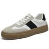 1073 Men'S Shoes Board Shoes Leather Matte Cowhide Surface Handmade Flat-Bottomed Outdoor Sports Shoes Casual Shoes Trendy Shoes Spring