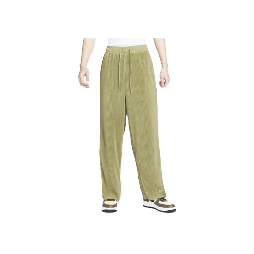 Nike Sportbekleidung Circa Einfarbig zum Knöpfen Kordelzug Jogginghosen Herren Unterteile Olivgrün DX6659-276