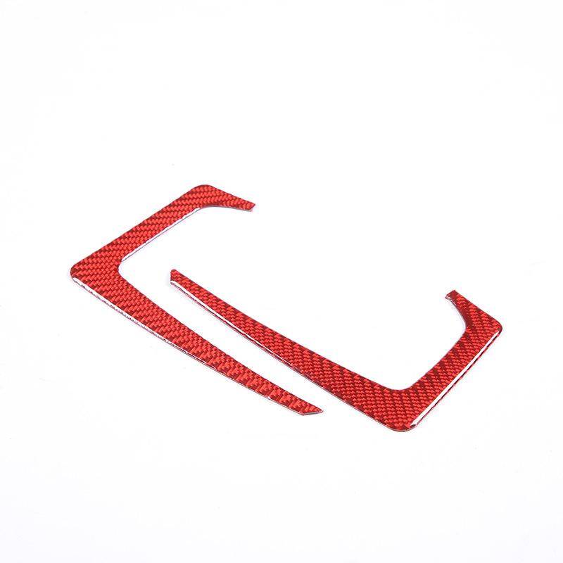 Soft Carbon Fiber Style Car Dashboard Sides Sticker Fit For BMW 8 Series G14 G15 G16 -2023 Auto Interior
