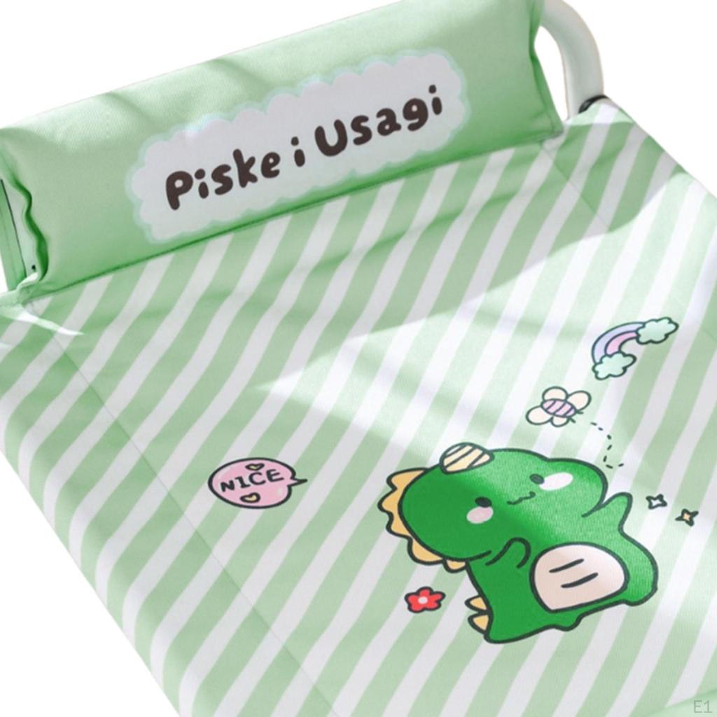 Elevated Dog Bed Pet Metal Frame Hammock Raised Cot for Puppy Kitten Cats Dogs