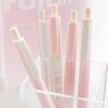 Pack Of 5 Unique Color Transformation Press Ballpoint Pen Fast Drying Ink Suitable For Diary Office Use