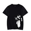 Vintage Washed Anime Print Men’s Harajuku T-Shirt