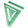 Rafter Square Tool Aluminum Alloy Woodworking Square Ruler with Jig Block Fixing Screw for