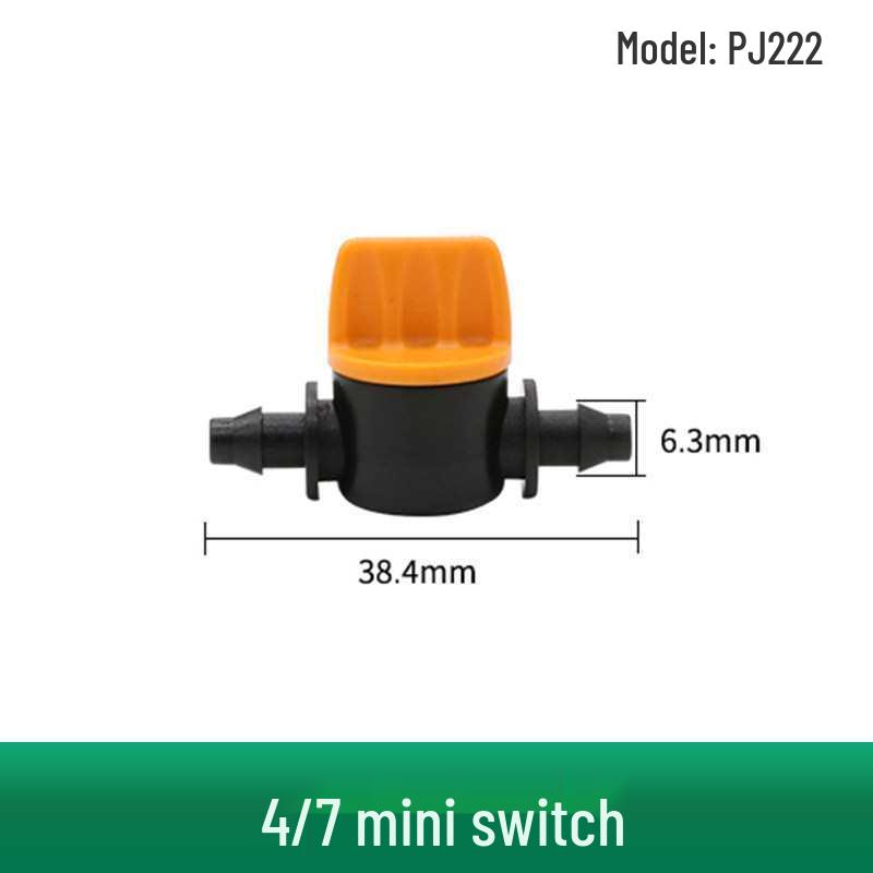 Capillary Fittings: Single/Double Hook, Tee, Straight Connector, Drip Stop, Mountain Bracket, Five-Way, Greenhouse Micro-Sprinkler