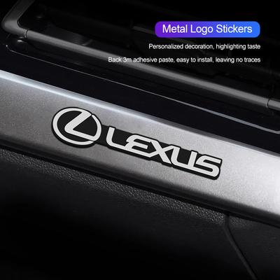 Car Speaker Metal Stickers Interior Decoration Decals For F SPORT ES RX NX LS UX LM LX GX LC RZ IS CT GS RC HS SC TX LBX