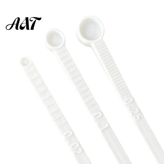 Aquarium Feeding Tool 3Pcs/Set Fish Food Scoops, Mini Measuring Spoons, 0.02 0.1 0.25 Tiny Scoop Little Plastic Scoops for Feeding, Shrimp