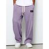 Herren Frühling Herbst Trendmarke Locker Vertikal Gerade Sweatpants Weitbein Sporthosen und Freizeithosen