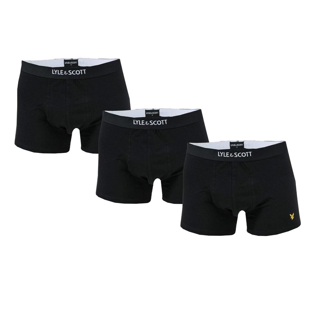 Lyle & Scott Mens Nathan Boxer Shorts (Pack of 3)