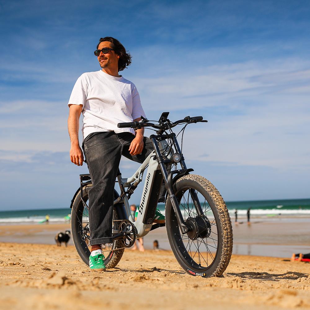 Shengmilo S600 2000W Elektrisches Mountainbike - Ultimatives All-Terrain E-Bike mit Dual-Motor-Power, 48V Samsung Akku & Hydraulikbremsen