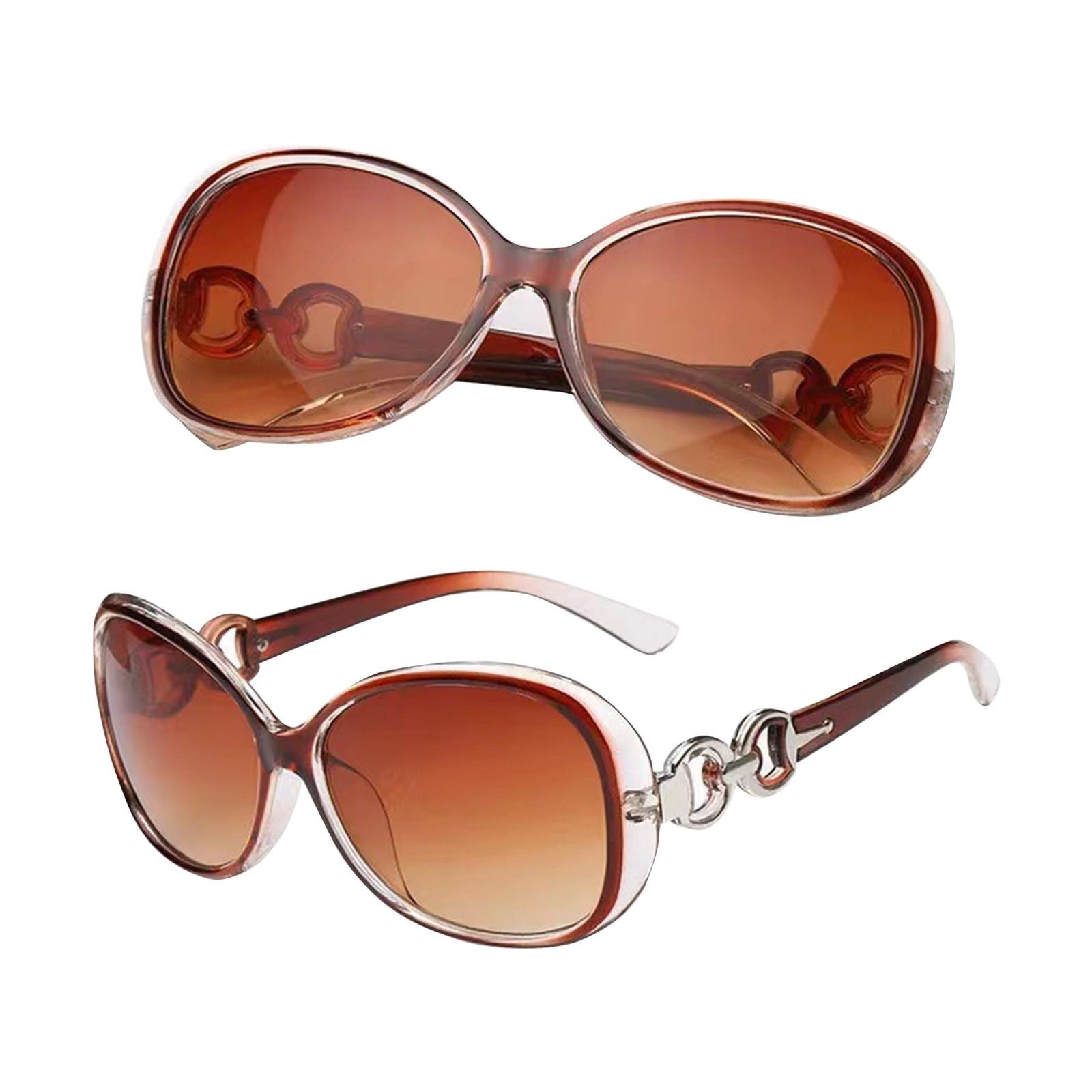 

Летние солнцезащитные очки для женщин, очки в стиле ретро, ​​винтажные солнцезащитные очки, пластиковые One Size коричневый