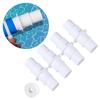 4PCS Hose Adapter Pool Cleaner Adapter Pool Hose Conversion Kit Swimming Pool Hose Converters Plastic Hose Fittings