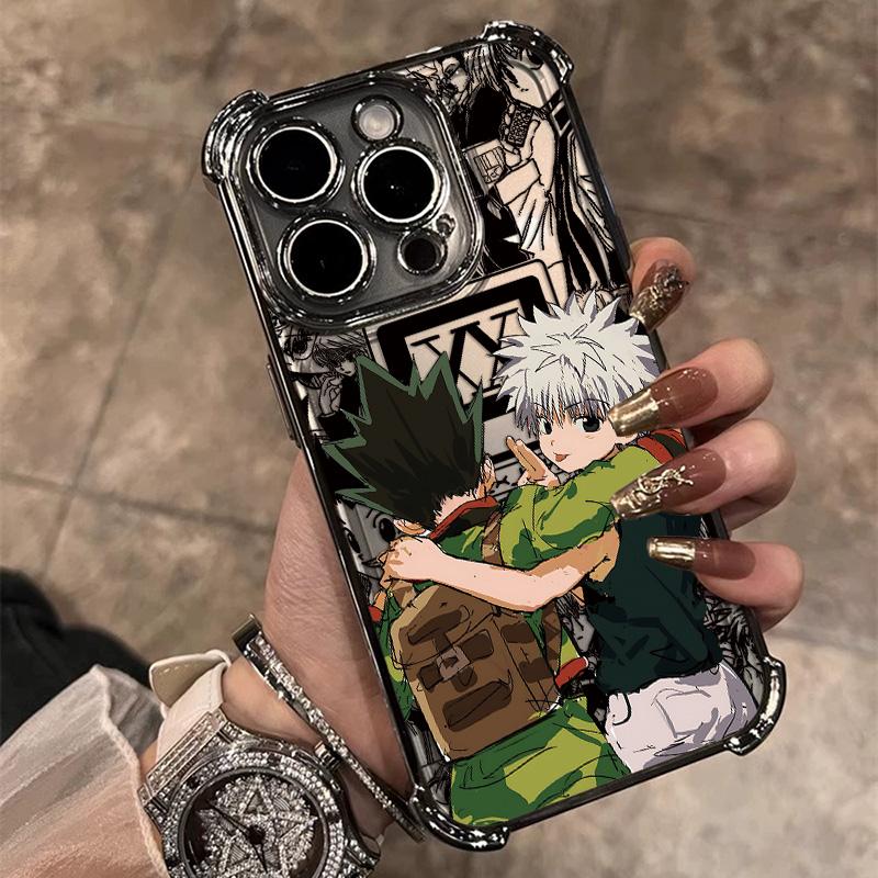 

Anime Killua Hunter X Hunter Plating Phone Case For Samsung S26 S25 S24 S23 S22 S21 S20 FE Note20 Edge Plus Ultra 4G 5G Anti Samsung S20 FE