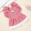 2026 Princess Dress with Bow Tie & Leash: Puppy & Pomeranian Skirt Clothing