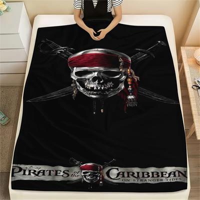 Skeleton Print Flannel Blanket,High Quality Comfortable for All Seasons,Home Decor,Warmth and Comfort,Perfect for Christmas Gifts
