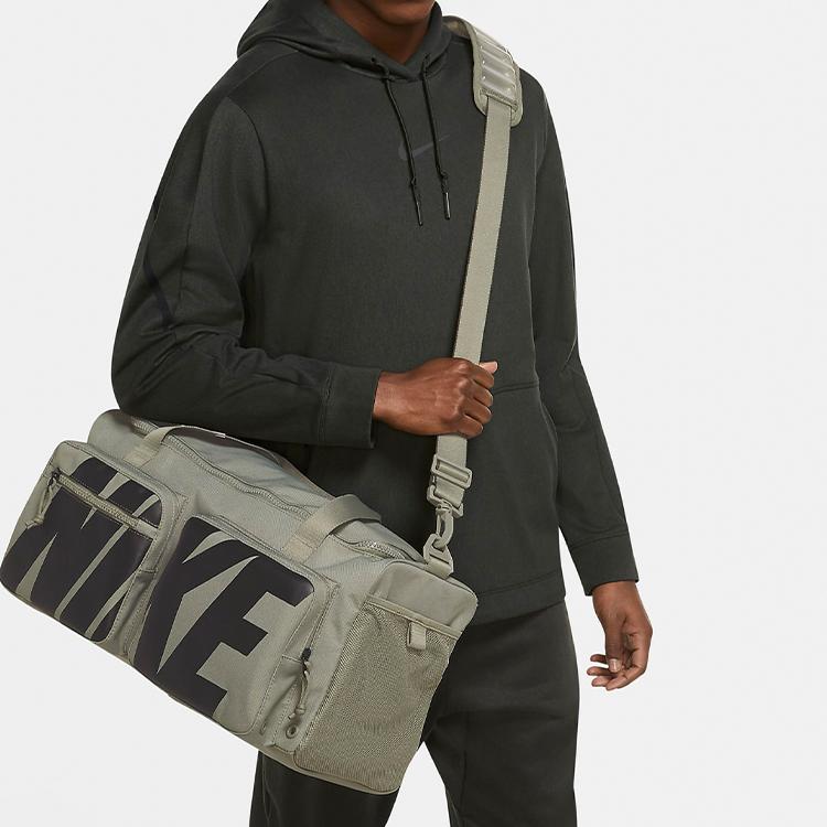 Nike Fabric Camping Bag, Gym Bag, Handbag, Shoulder Bag, Crossbody Bag, Travel Bag Unisex Light Army Green Casual CZ1366-320