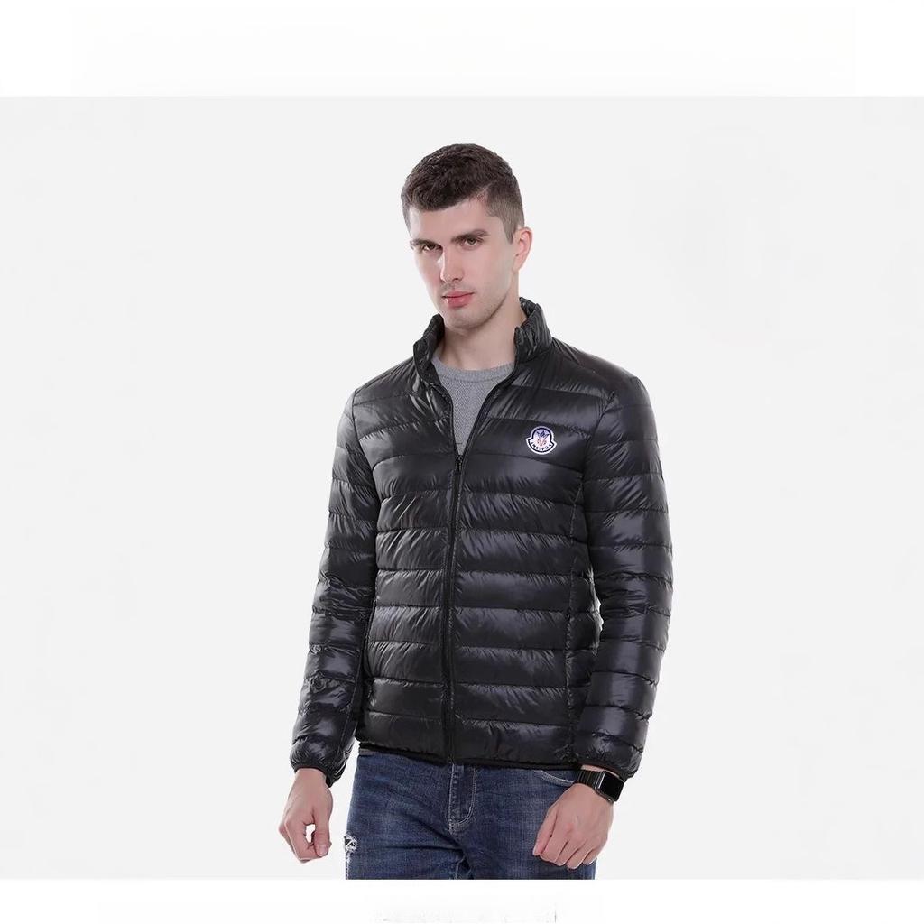 Autumn and Winter Printed Leisure Mens Stand-up Collar Silk Cotton Clothes Middle-aged and Young Stylish Slim Jacket