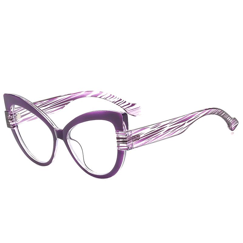 

1Pcs Women Large Cat Eye Reading Glasses Trendy Fashionable Oversized Far Sight Eyeglasses Mountaineering Glasses