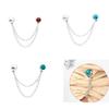 Multipurpose Magnetic Trouser Hem Clips Headscarf Pin Hijab Magnets with Chain Magnetic Clips for Quick Attachment