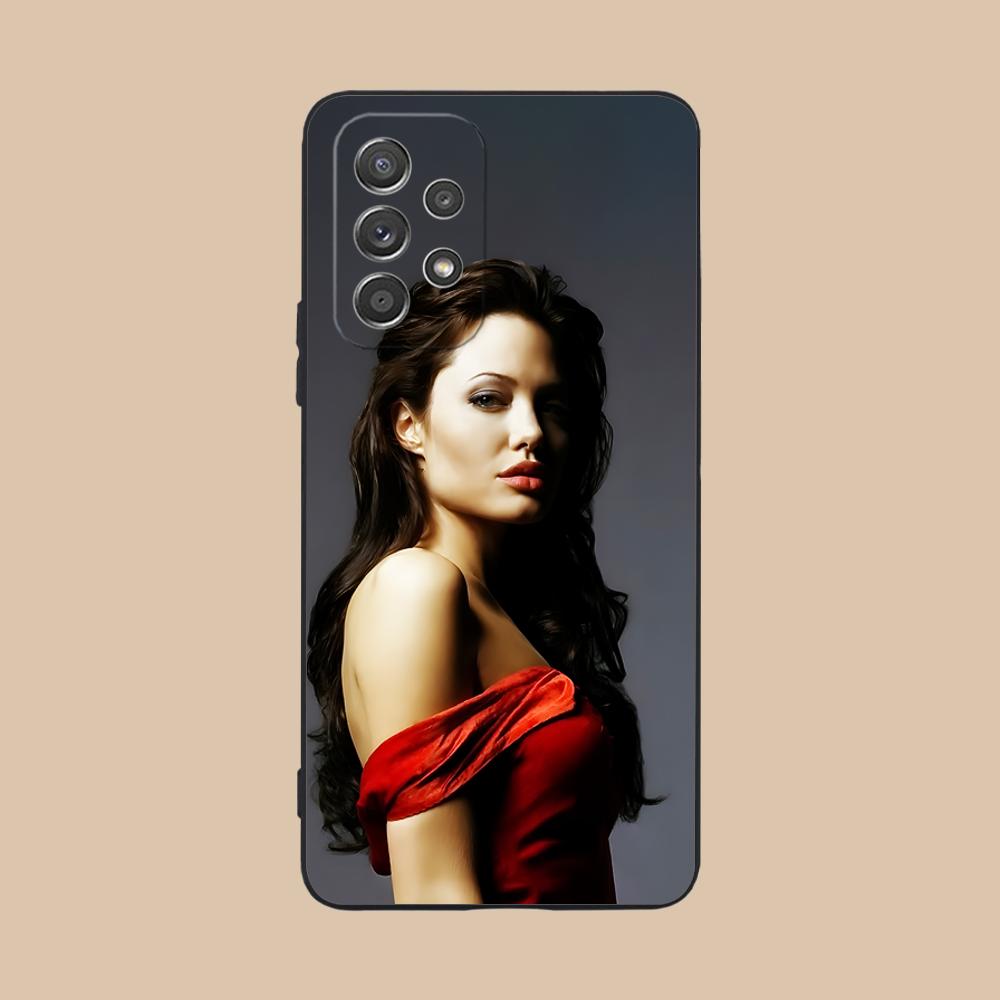

Angel Jolie Matte TPU Mobile Phone Case for Samsung Galaxy M55 54 42 35 34 33 32 23 22 15 14 13 12 F55 5G Colorful Cover Galaxy F04