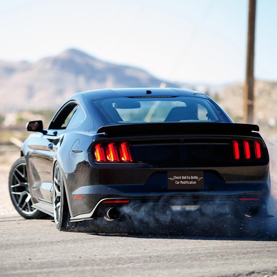 Ford Mustang RTR Style Rear Wing Spoiler - ABS Material for Car Modification