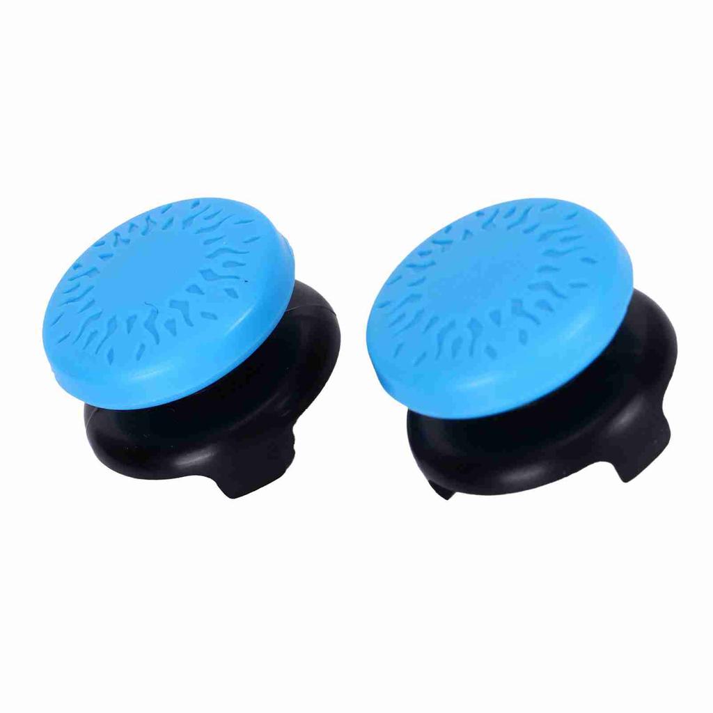 2Pcs Thumbstick Soft Silicone Cover Grip Stick Joystick Controller Gamepad Key Cap for PS5Blue
