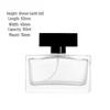 Perfume Bottle Set: 50ml & 30ml Transparent Glass Spray and Decanting Bottles