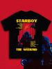 The Weeknd Starboy Album Grafisk T-shirt Unisex Unisex Hip Hop Mode Popmusik Kortärmad Vardaglig Vintage Streetwear Topp