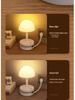 Luxury Glass LED Table Lamp - Eye Protection Night Light for Master Bedroom and Nursery.