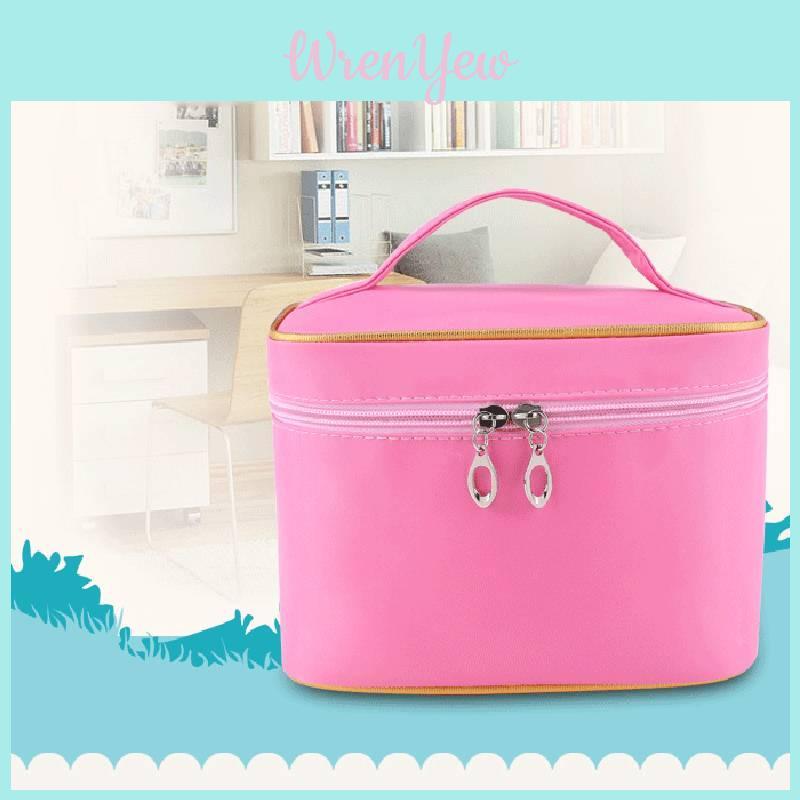 Ladies Large Capacity Foldable Cosmetic Bag Portable Waterproof Travel Organizer