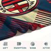 1PC Custom Name Ac Milan Patterned Flannel Blanket Suitable For All Seasons for Home Decor Warmth and Comfort Gifts Holiday Present