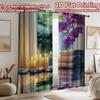 2D flat Photography Backdrop Tapestry Candles and Orchids Serenity 100% Polyester Party Decorations for New Year celebration