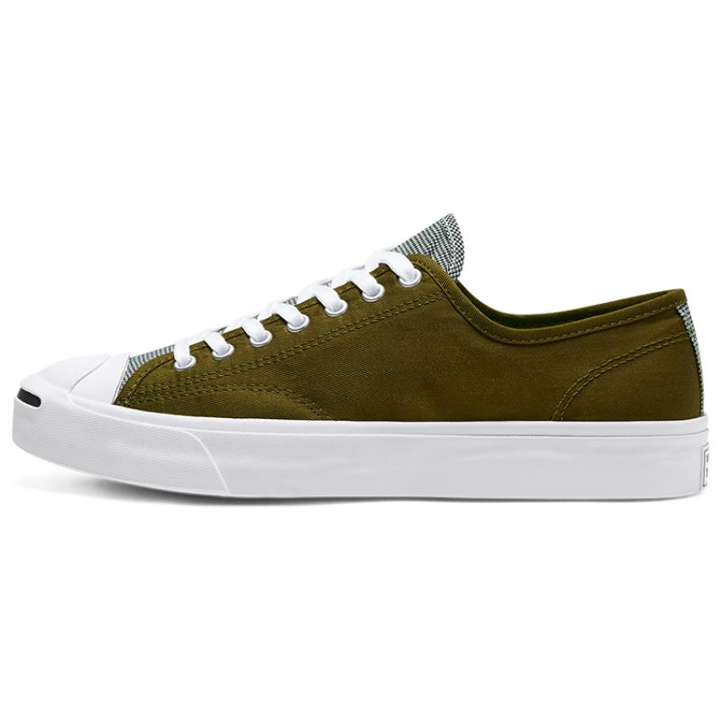 

Converse Jack Purcell Round-toe Lace-up Low-Top Canvas Unisex Dark Green 35.5